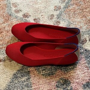 Rothy's Vibrant Red The Square Flats